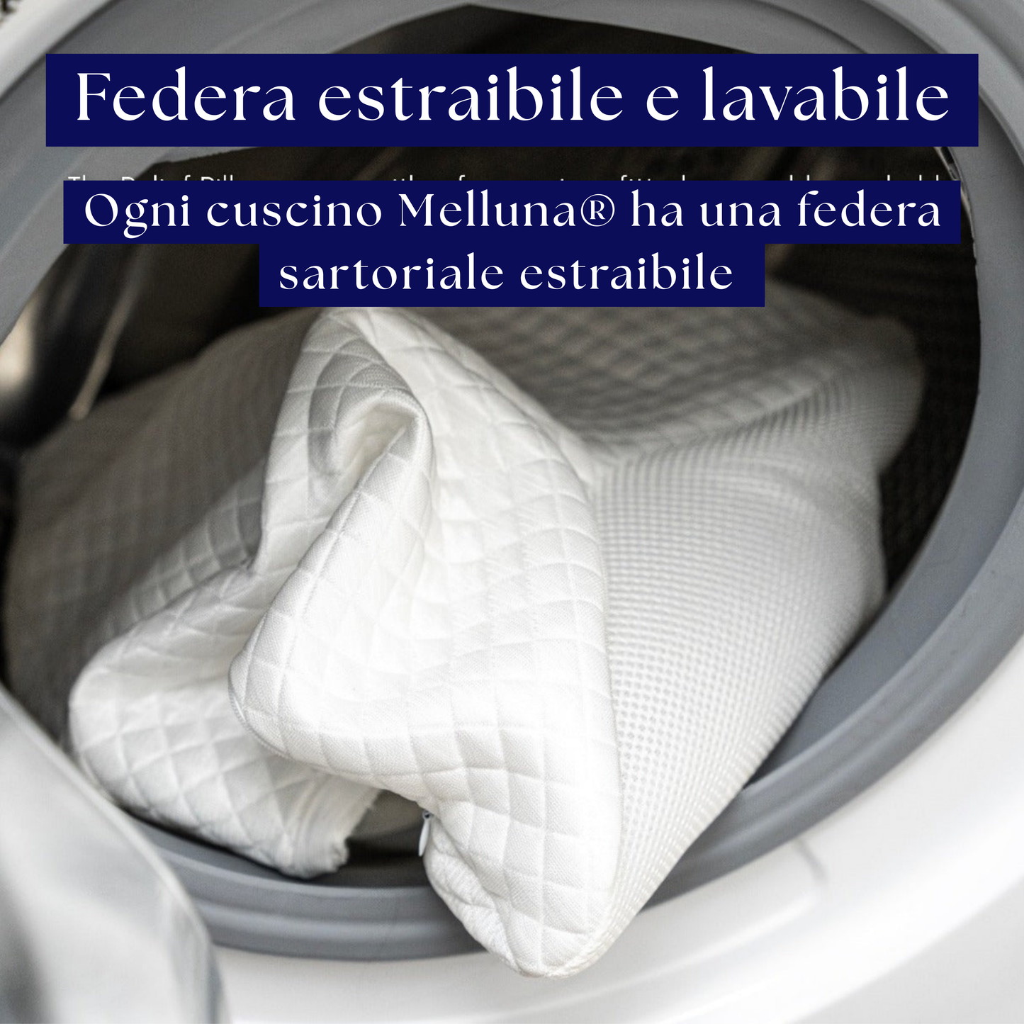 Melluna Nuvola® - Cuscino Ortopedico in Memory per Supporto Cervicale