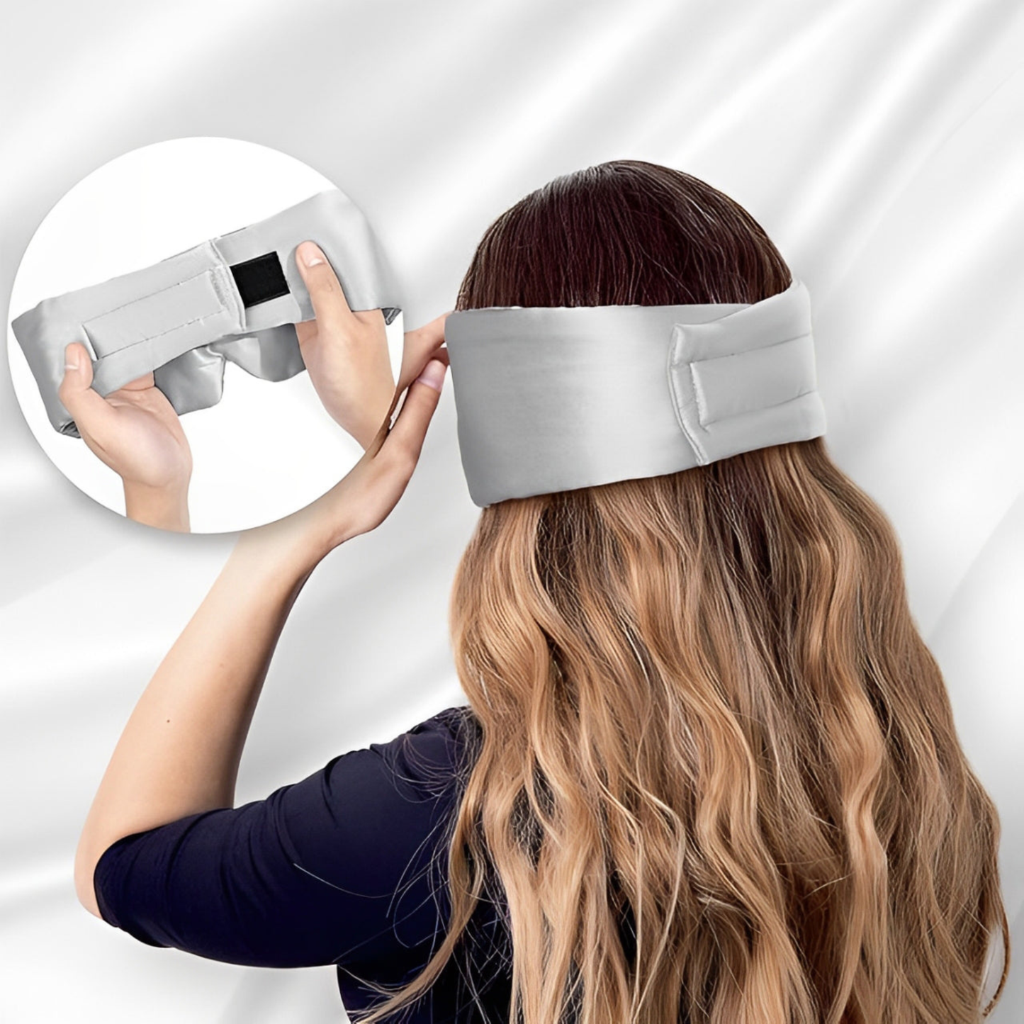Sleep Mask in Seta - Melluna