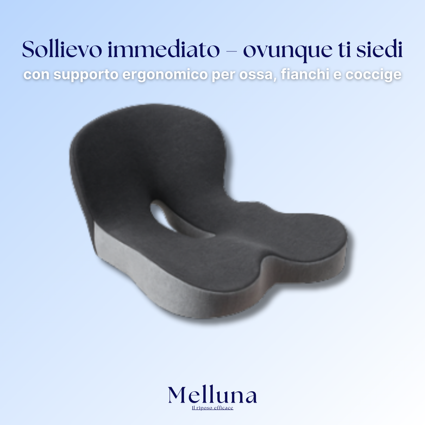 Melluna PosturaPro ® - Cuscino da Seduta
