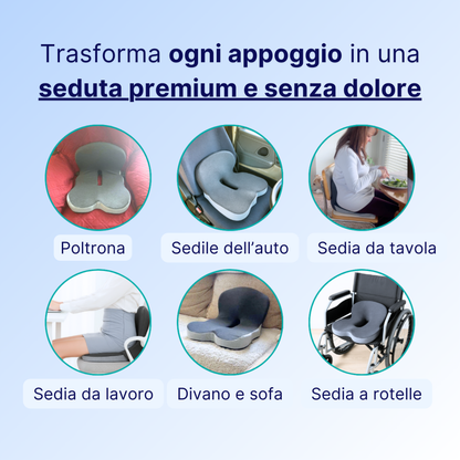Melluna PosturaPro ® - Cuscino da Seduta