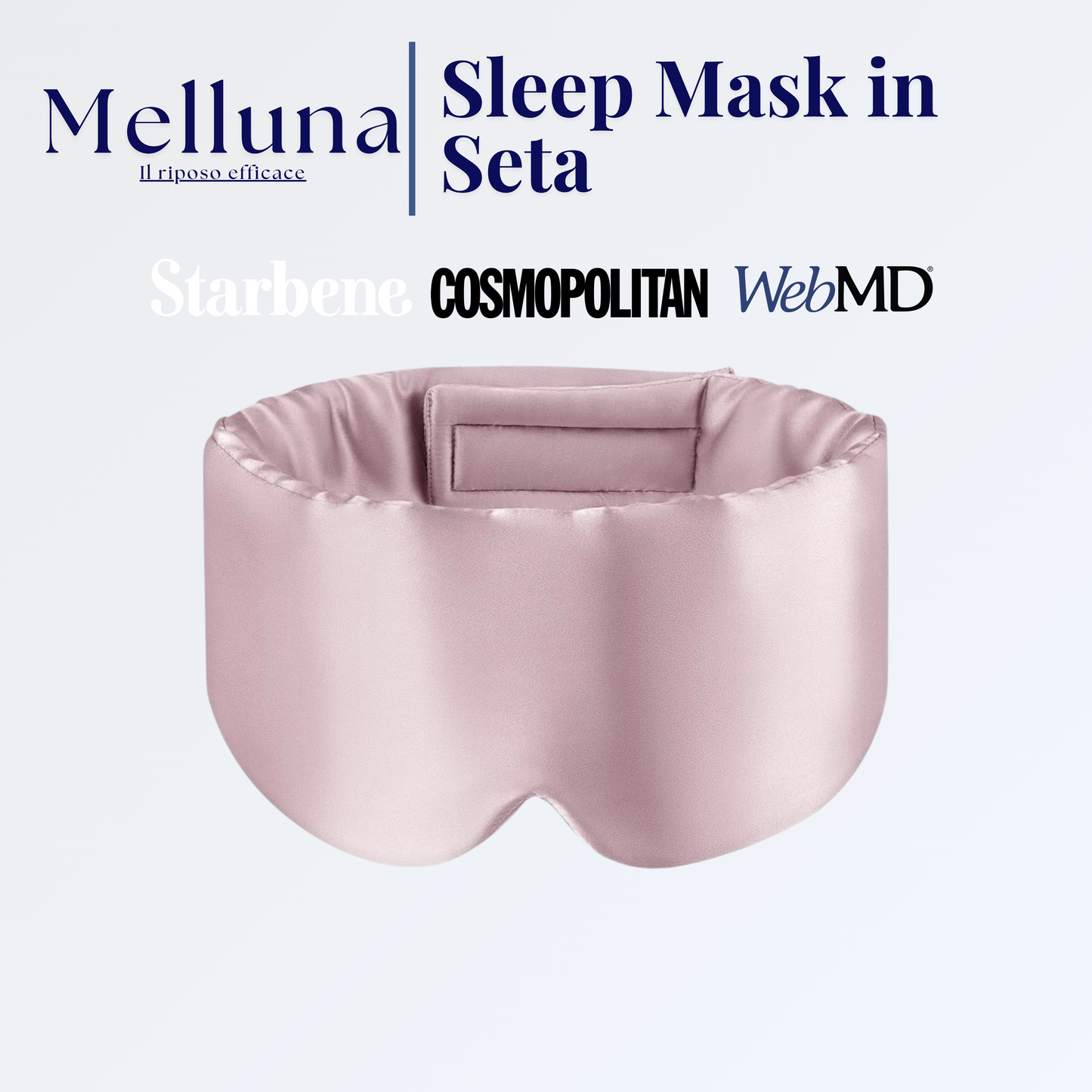 Sleep Mask in Seta - Melluna