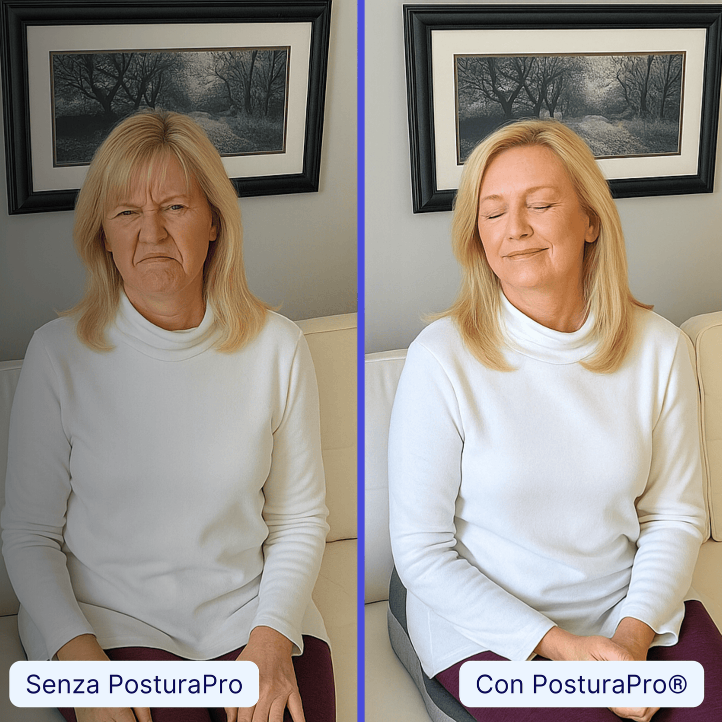 Melluna PosturaPro ® - Cuscino da Seduta