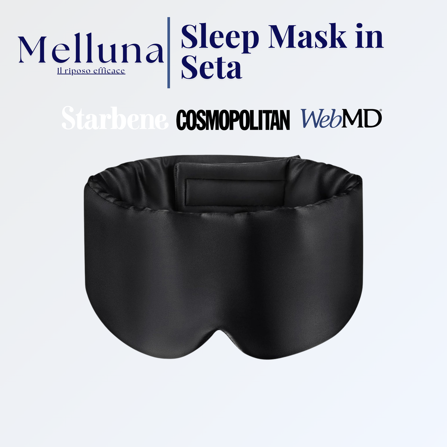 Sleep Mask in Seta - Melluna