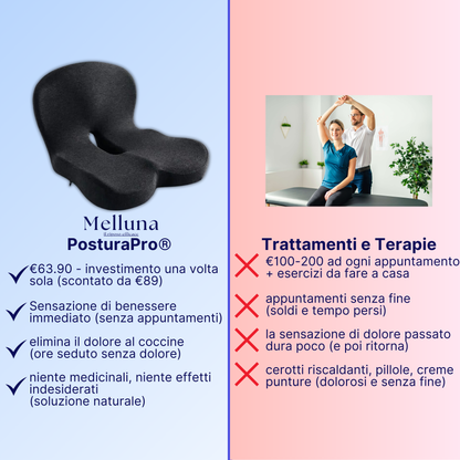 Melluna PosturaPro ® - Cuscino da Seduta