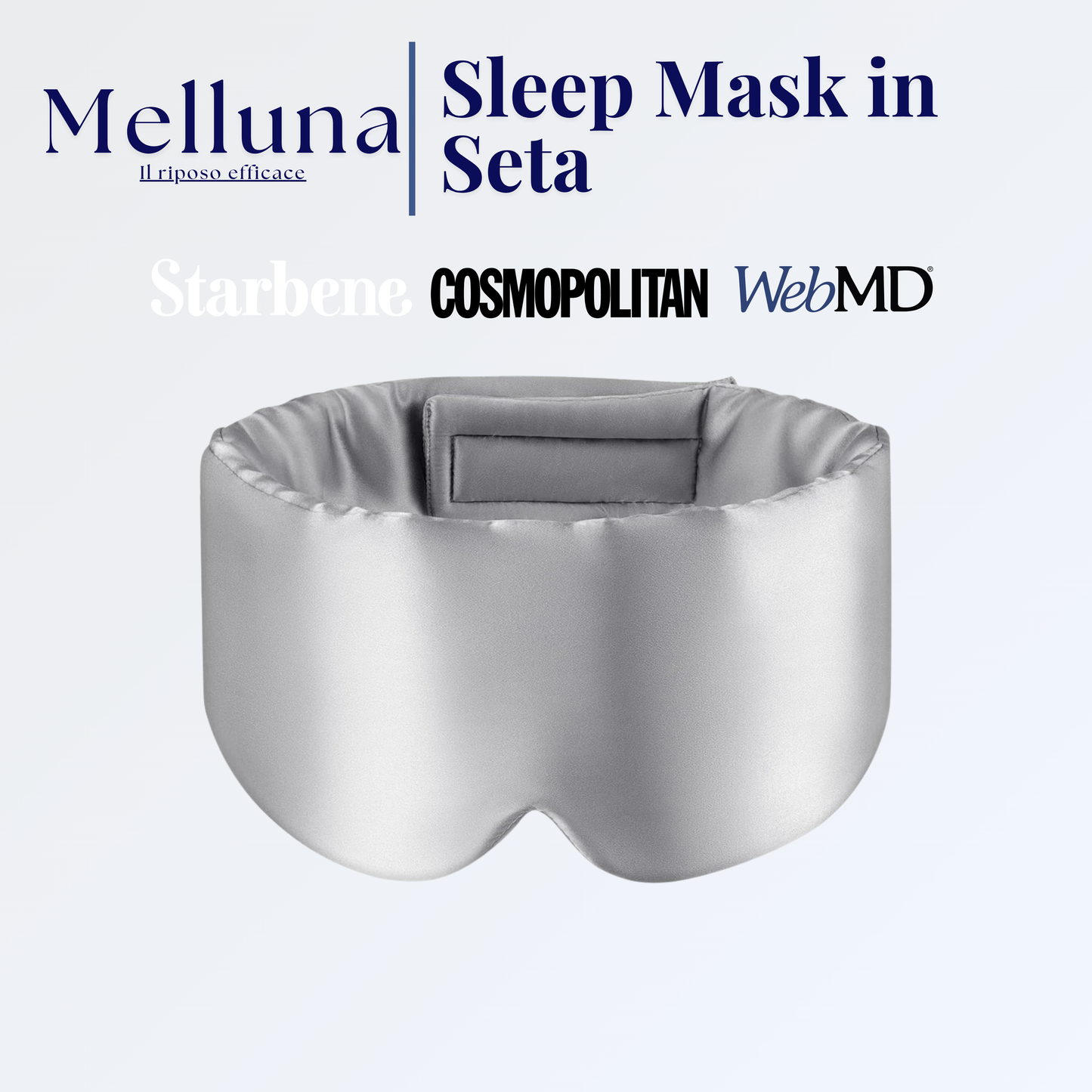 Sleep Mask in Seta - Melluna